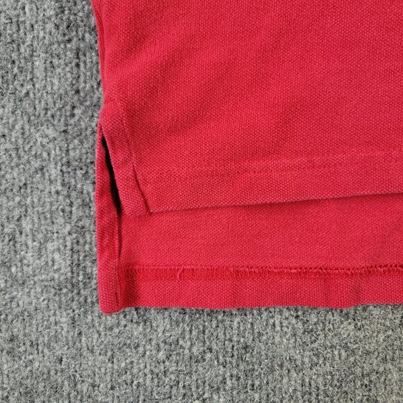 Polo Ralph Lauren Polo Shirt Boy's Large Red Logo Collared Short Sleeve Youth L - Picture 7 of 12